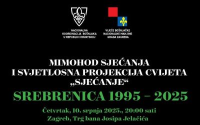 Poziv na Mimohod sjećanja “Srebrenica 1995.-2025.”