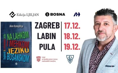 POZIVNICA NA PROMOCIJU “Na lahkom i mehkom jeziku bosanskom”