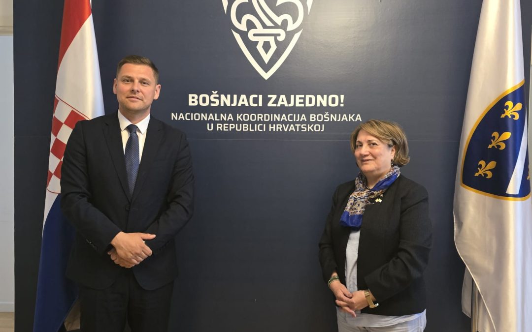 Veleposlanica Alžira posjetila Nacionalnu koordinaciju Bošnjaka u Hrvatskoj